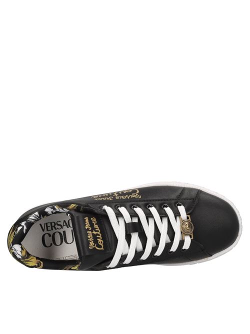 Sneakers in ecopelle VERSACE JEANS COUTURE | 78VA3SKL ZPB09 G89NERO